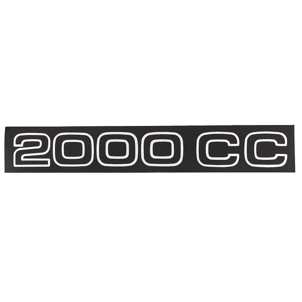 EMBLEMA "2000 CC